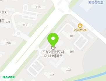 충청남도 홍성군 홍북읍 홍예로 164 (가람마을1단지) 지도