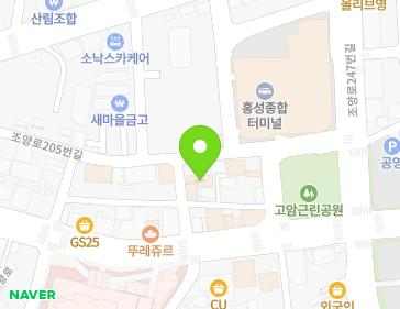 충청남도 홍성군 홍성읍 조양로205번길 64 지도