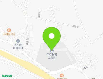 충청남도 당진시 우강면 면천로 2307 (내경초등학교) 지도