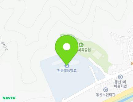 충청남도 천안시 동남구 동면 동산1길 59 (천동초등학교) 지도