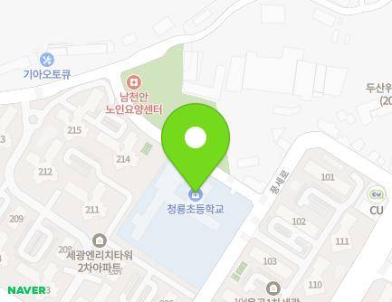 충청남도 천안시 동남구 풍세로 801-28 (용곡동, 천안청룡초등학교) 지도