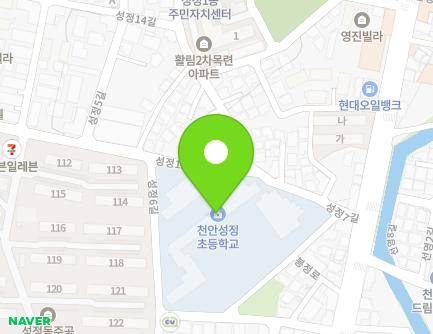 충청남도 천안시 서북구 성정7길 3 (성정동, 성정초등학교) 지도