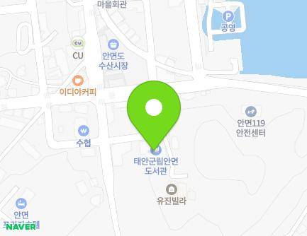 충청남도 태안군 안면읍 장터로 99-17 (안면상상도서관생활SOC복합화시설) 지도