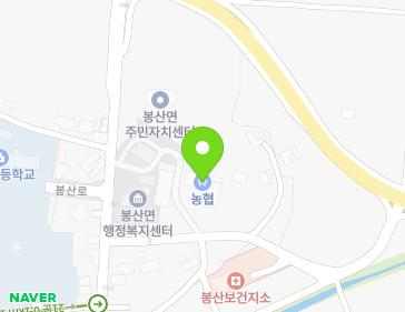 충청남도 예산군 봉산면 황금뜰로 7 (덕산농협봉산지점) 지도