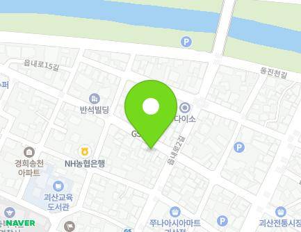 충청북도 괴산군 괴산읍 읍내로15길 17 지도