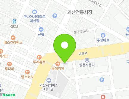 충청북도 괴산군 괴산읍 괴강로 6 지도