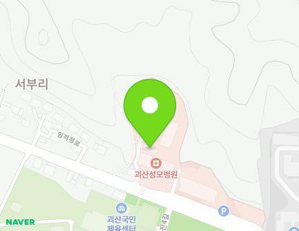 충청북도 괴산군 괴산읍 임꺽정로 116 (괴산성모병원) 지도