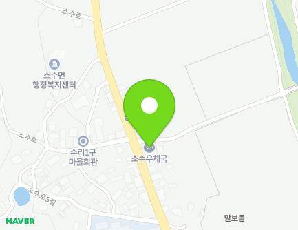 충청북도 괴산군 소수면 소수로 146-1 (소수우체국) 지도