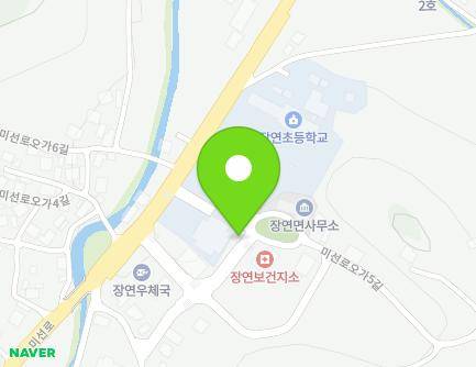 충청북도 괴산군 장연면 미선로오가5길 6 (건물) 지도