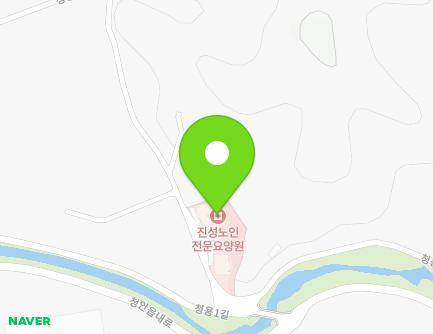 충청북도 괴산군 청안면 청용1길 24-6 (진성노인전문요양원) 지도