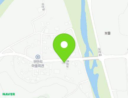 충청북도 괴산군 청천면 귀만길 84-2 지도