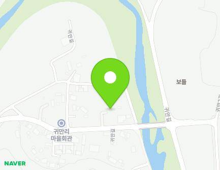 충청북도 괴산군 청천면 귀만길 83-3 지도