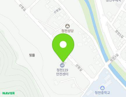 충청북도 괴산군 청천면 선평길 78-9 (청천119안전센터) 지도