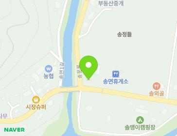 충청북도 괴산군 청천면 문장로 3110 (청천파출소송면분소) 지도