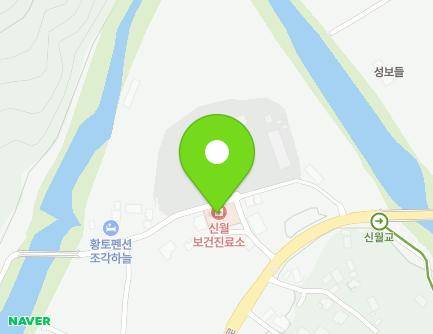 충청북도 괴산군 청천면 괴산로신월3길 5 (신월보건소) 지도