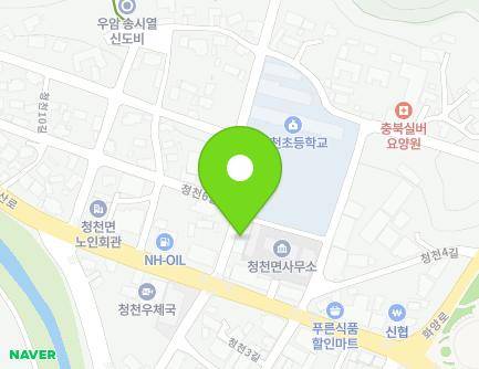 충청북도 괴산군 청천면 청천6길 6-2 (목동리마을회관) 지도