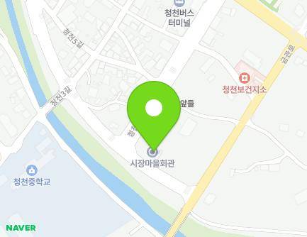 충청북도 괴산군 청천면 청천9길 43 (마을회관) 지도