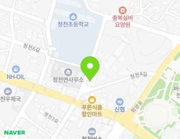충청북도 괴산군 청천면 청천4길 2 (청천농협) 지도