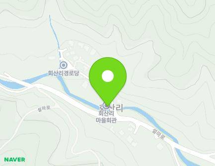 충청북도 단양군 단성면 회산길 3 (회산리마을회관) 지도