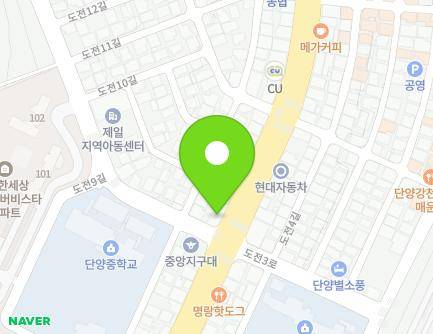 충청북도 단양군 단양읍 군청로 2 (단양군새마을회관) 지도