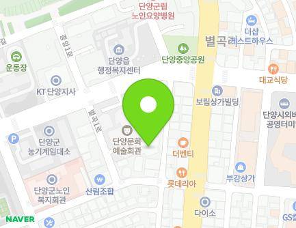 충청북도 단양군 단양읍 별곡5길 5 (단양장애인복지관) 지도