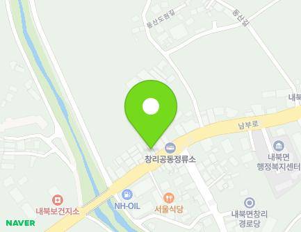 충청북도 보은군 내북면 남부로 6253-2 (현대미용실) 지도