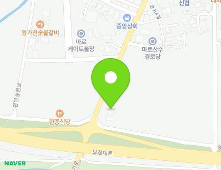 충청북도 보은군 마로면 관기3길 25 지도