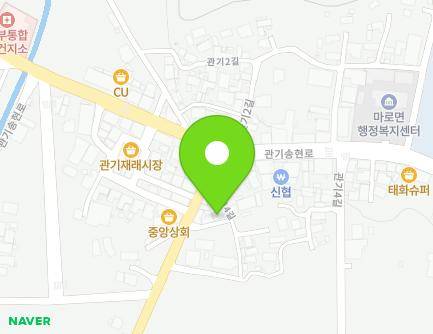 충청북도 보은군 마로면 관기4길 27 (충북여관) 지도