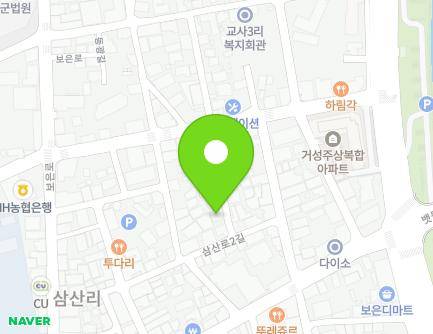 충청북도 보은군 보은읍 교사삼산길 17-16 (화생한의원) 지도