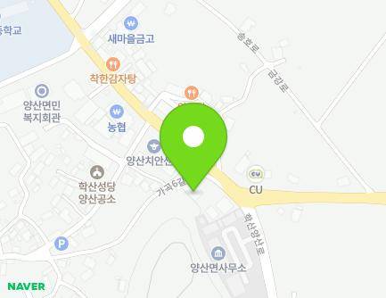 충청북도 영동군 양산면 금강로 1522 (한솔빌라) 지도