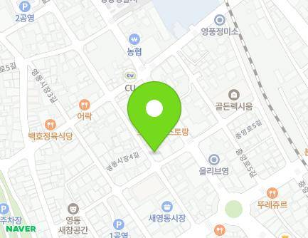 충청북도 영동군 영동읍 영동시장4길 12 (강남의원) 지도