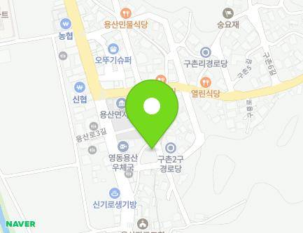 충청북도 영동군 용산면 용산로2길 5 (성당) 지도