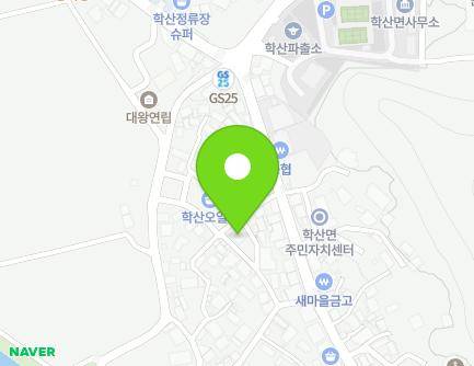 충청북도 영동군 학산면 서산로5길 5-8 (아평마을회관) 지도