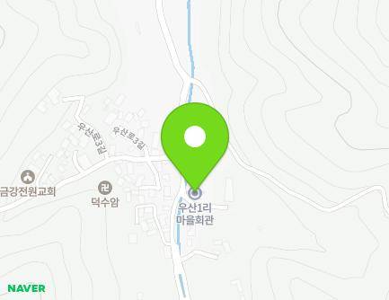 충청북도 옥천군 동이면 우산로3길 63 (우산1리마을회관) 지도