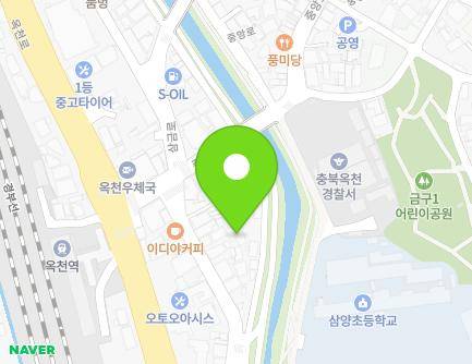 충청북도 옥천군 옥천읍 중앙로1길 5-6 지도