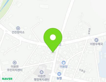 충청북도 옥천군 이원면 신흥1길 4 (의원) 지도