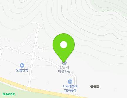 충청북도 옥천군 청성면 합금로1길 14 (합금리 마을회관) 지도