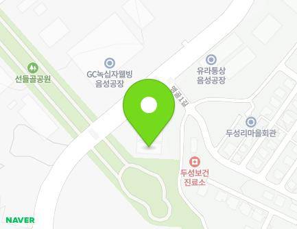 충청북도 음성군 맹동면 두레로 164 지도