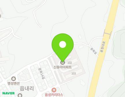 충청북도 음성군 음성읍 문화16길 5 (신동아아파트) 지도