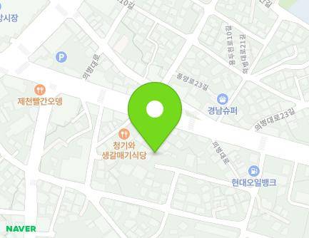 충청북도 제천시 의병대로 118 (남천동, 한국불교태고종원각사) 지도