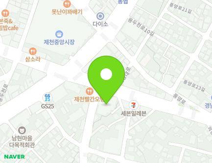 충청북도 제천시 의병대로18길 1 (남천동, TTC영화관) 지도