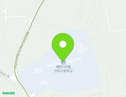 충청북도 제천시 봉양읍 팔송로 84 (제천디지털전자고등학교) 지도