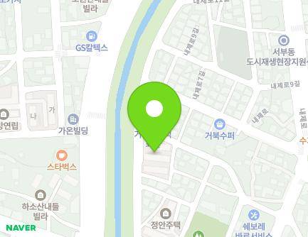 충청북도 제천시 내토로11길 52 (서부동, 현대빌라) 지도