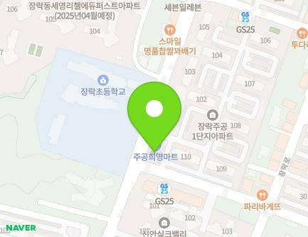 충청북도 제천시 죽하로 26 (장락동, 주공1단지아파트) 지도