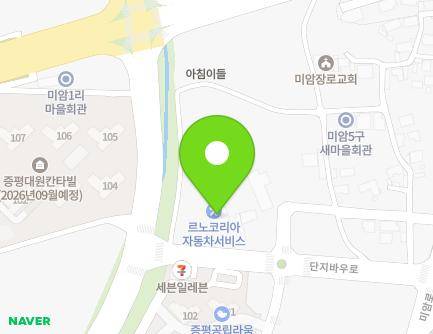 충청북도 증평군 증평읍 단지바우로 11 지도