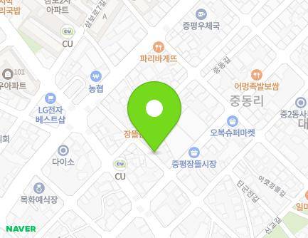 충청북도 증평군 증평읍 삼일로5길 36 지도