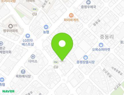 충청북도 증평군 증평읍 역전로 45-1 지도