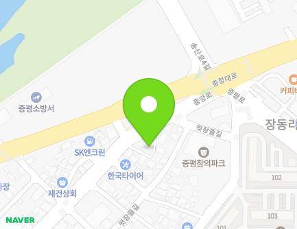 충청북도 증평군 증평읍 중앙로 254-5 지도