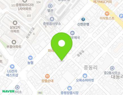 충청북도 증평군 증평읍 윗장뜰길 35 (일신약국) 지도