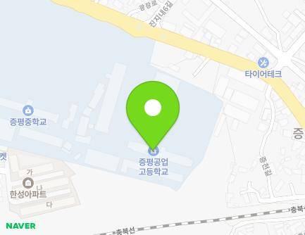 충청북도 증평군 증평읍 광장로 180 (증평공업고등학교) 지도